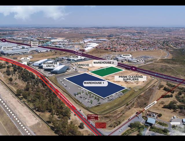 16,699M² WAREHOUSE TO LET IN LOUWLARDIA